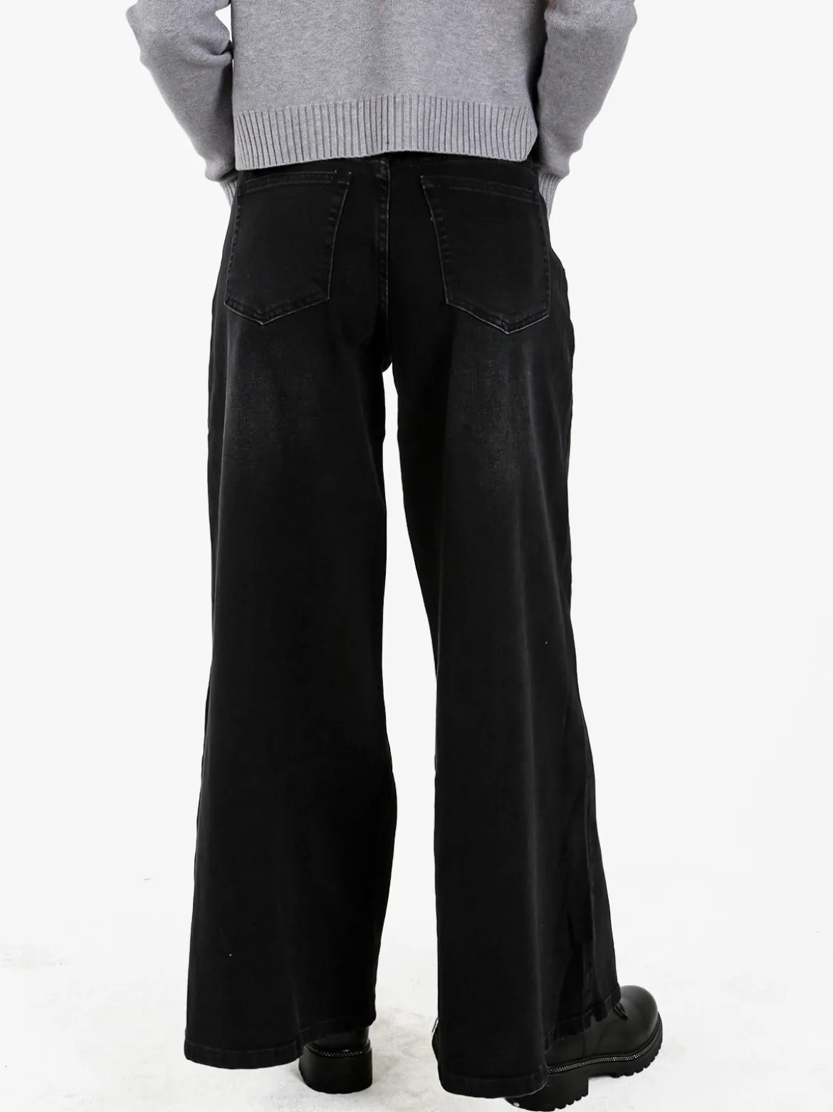 Baseventi Jeans baggy da donna - nero