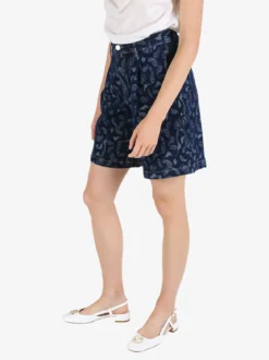 Baseventi Shorts donna in jeans a palazzo