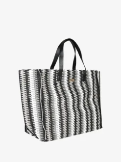 Basile Borsa da mare in paglia multicolore