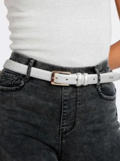 Basile Cintura fine metallizzata