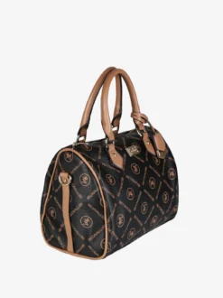 B.Cavalli Borsa donna a bauletto con scritte