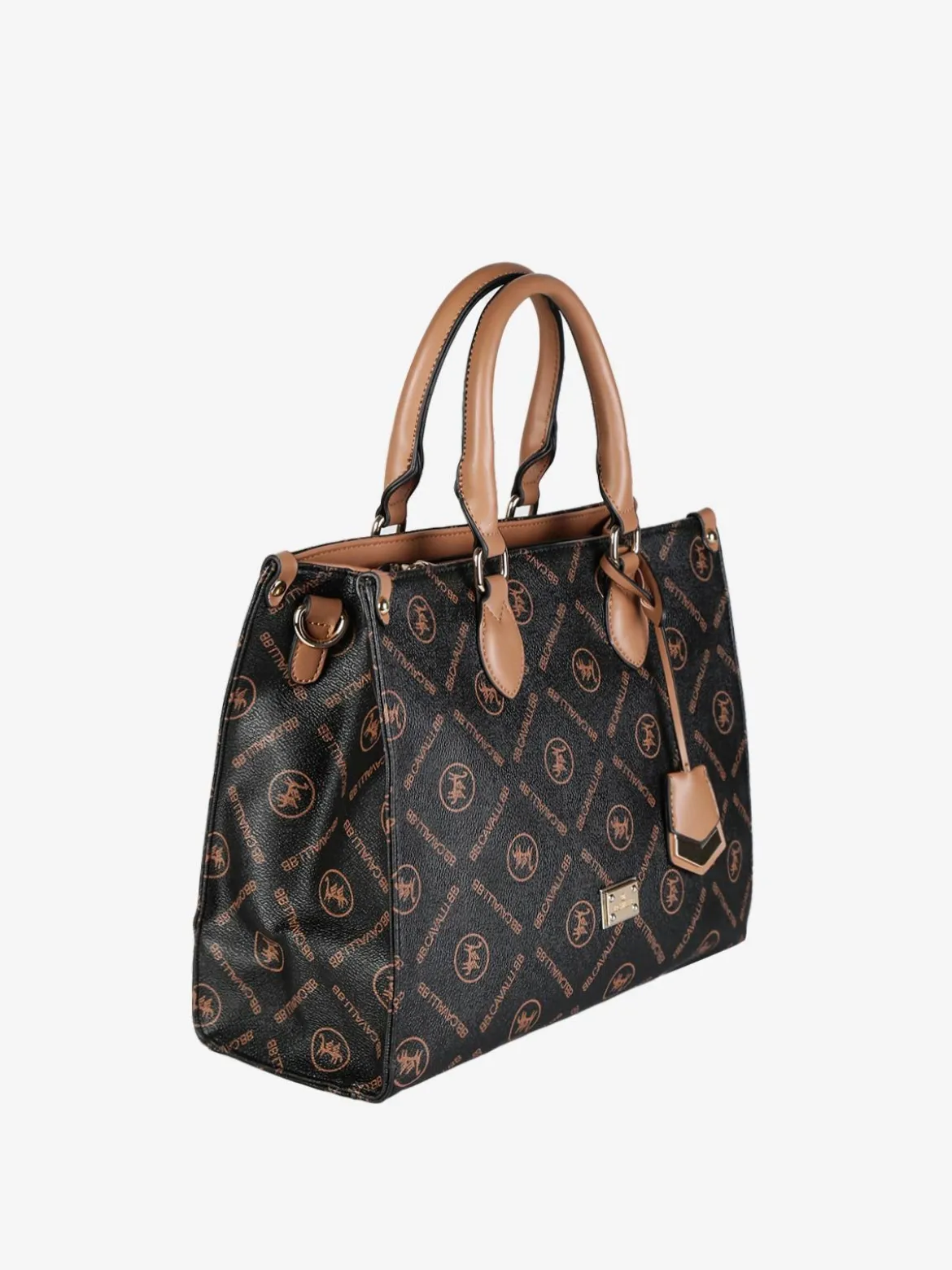 B.Cavalli Borsa donna tote con stampe