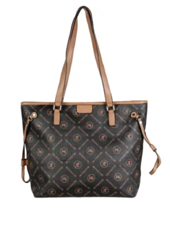 B.Cavalli Borsa tote con media con scritte