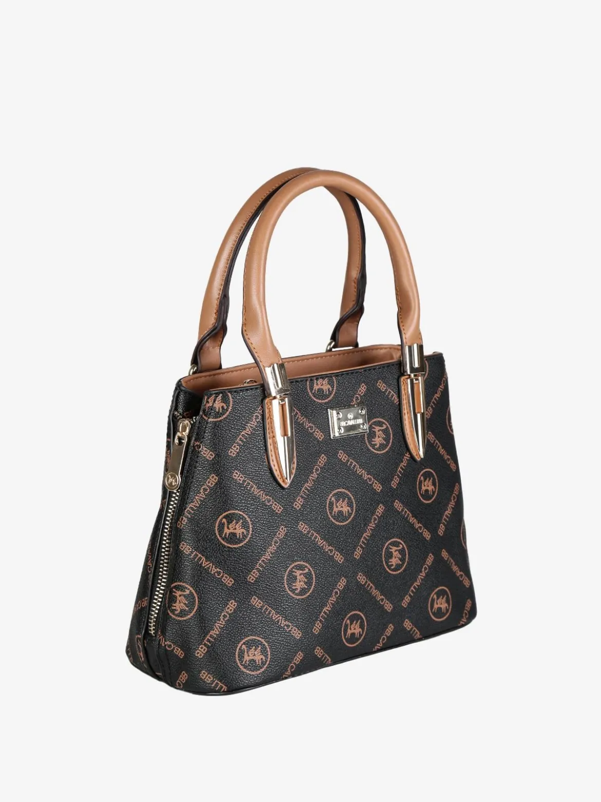 B.Cavalli Borsetta donna mini tote con scritte