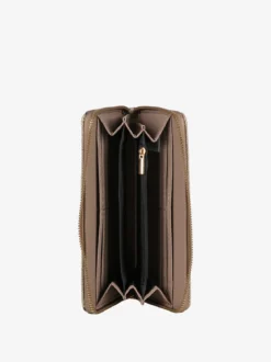 B.Cavalli Portafoglio da donna con stampe - khaki