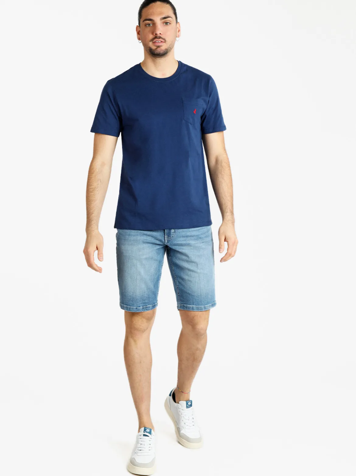 Be Board Bermuda in jeans da uomo