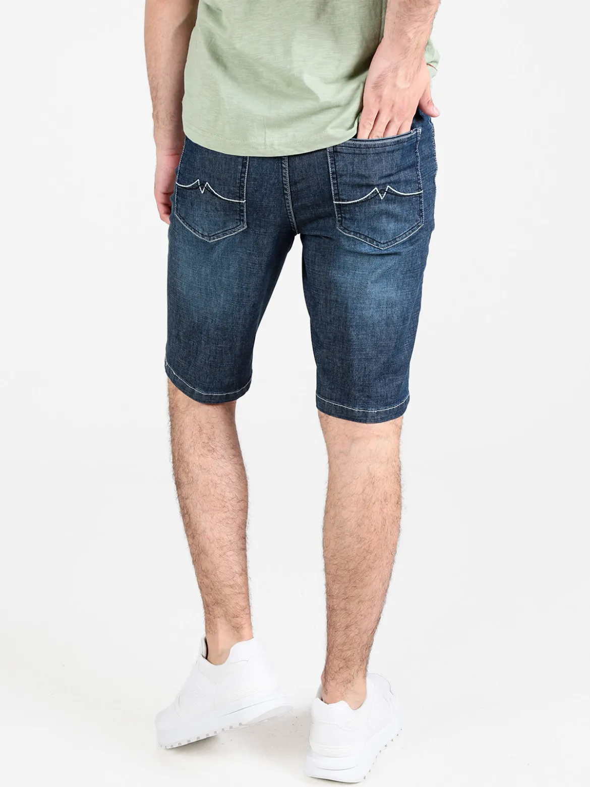 Be Board Bermuda uomo in jeans stretch