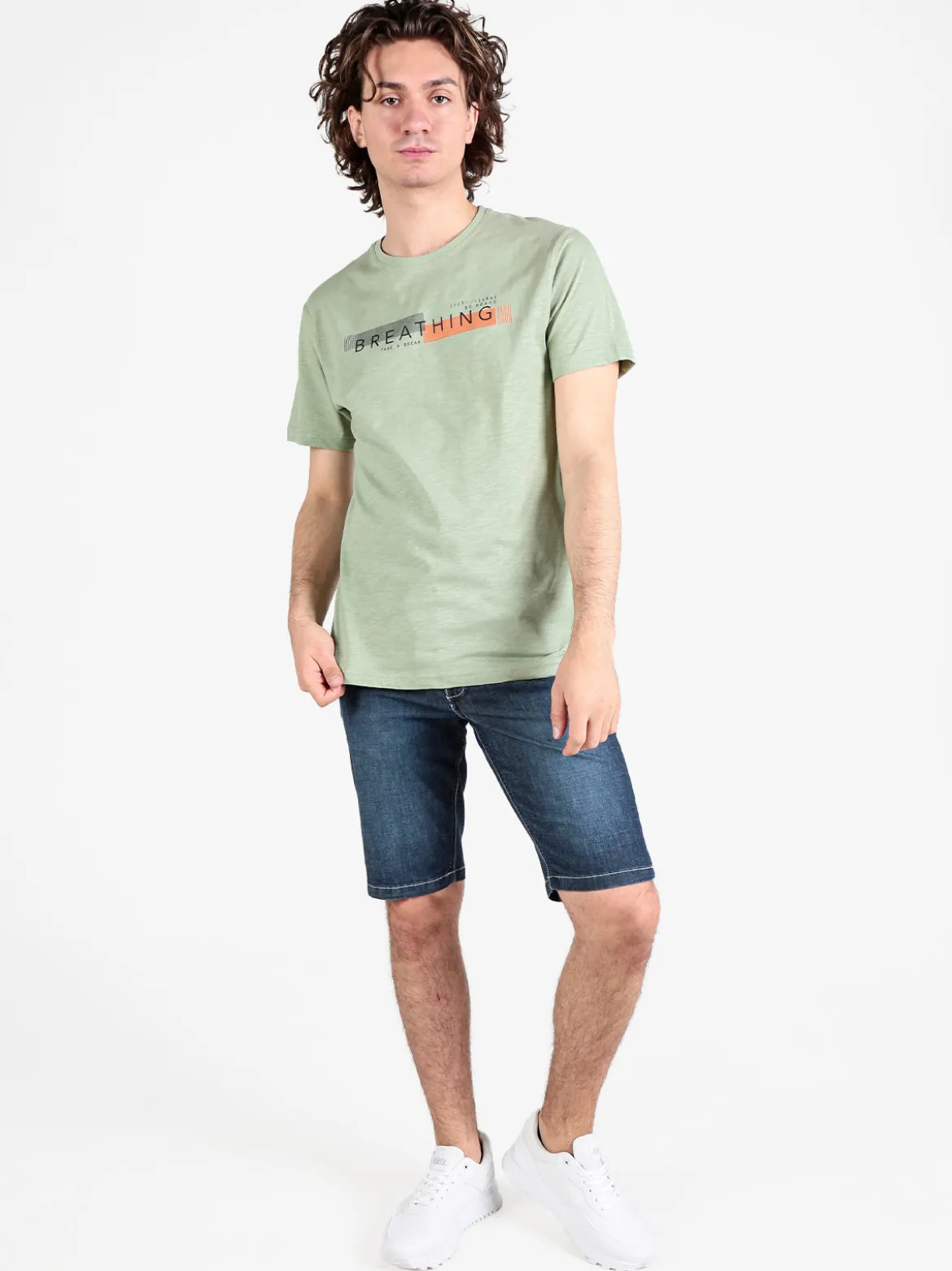 Be Board Bermuda uomo in jeans stretch