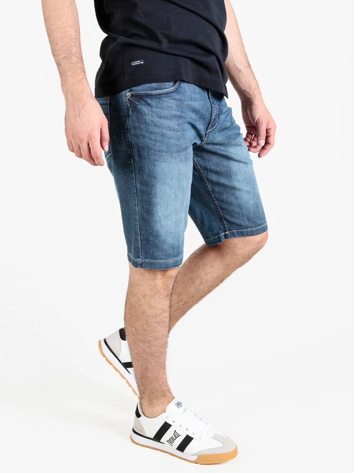 Be Board Bermuda uomo in jeans stretch