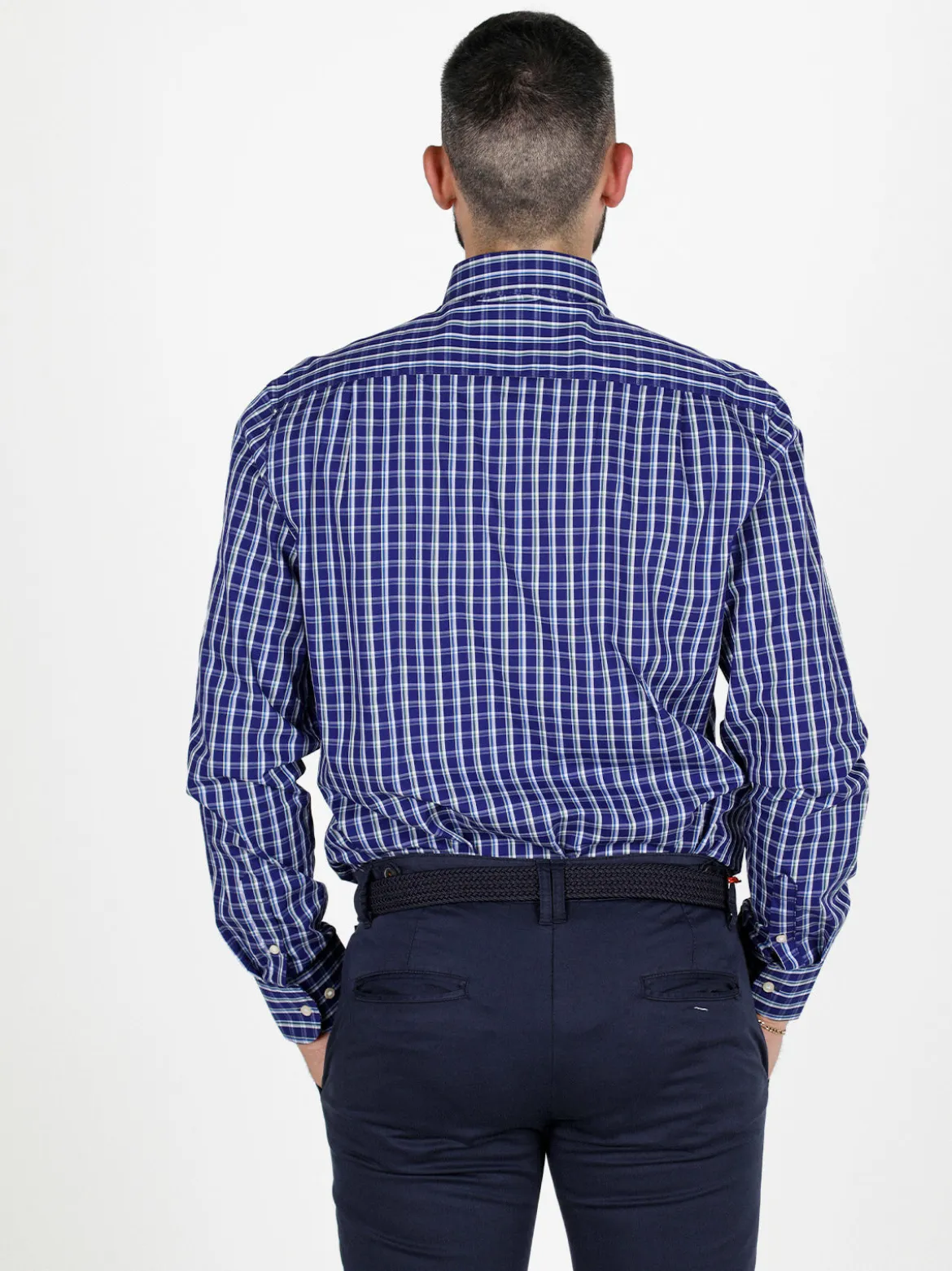 Be Board Camicia da uomo regular fit a fantasia