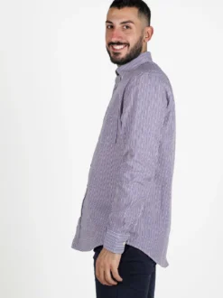 Be Board Camicia da uomo regular fit a fantasia