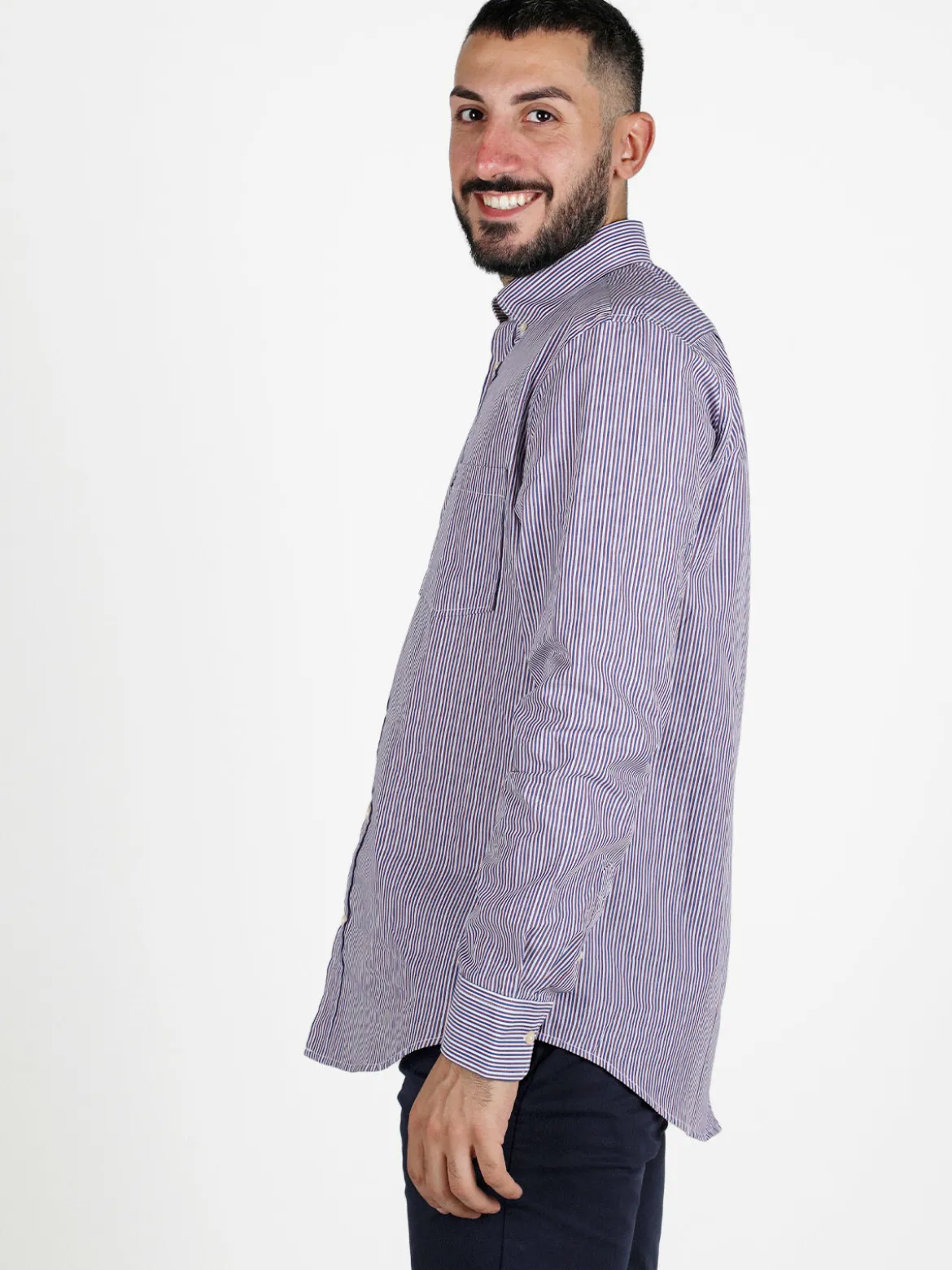 Be Board Camicia da uomo regular fit a fantasia