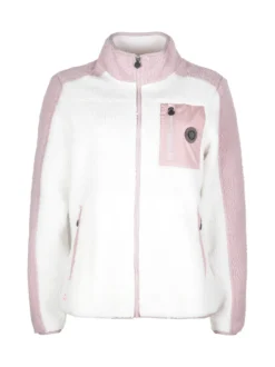 Be Board Felpa donna pesante in ecopelo con chiusura zip