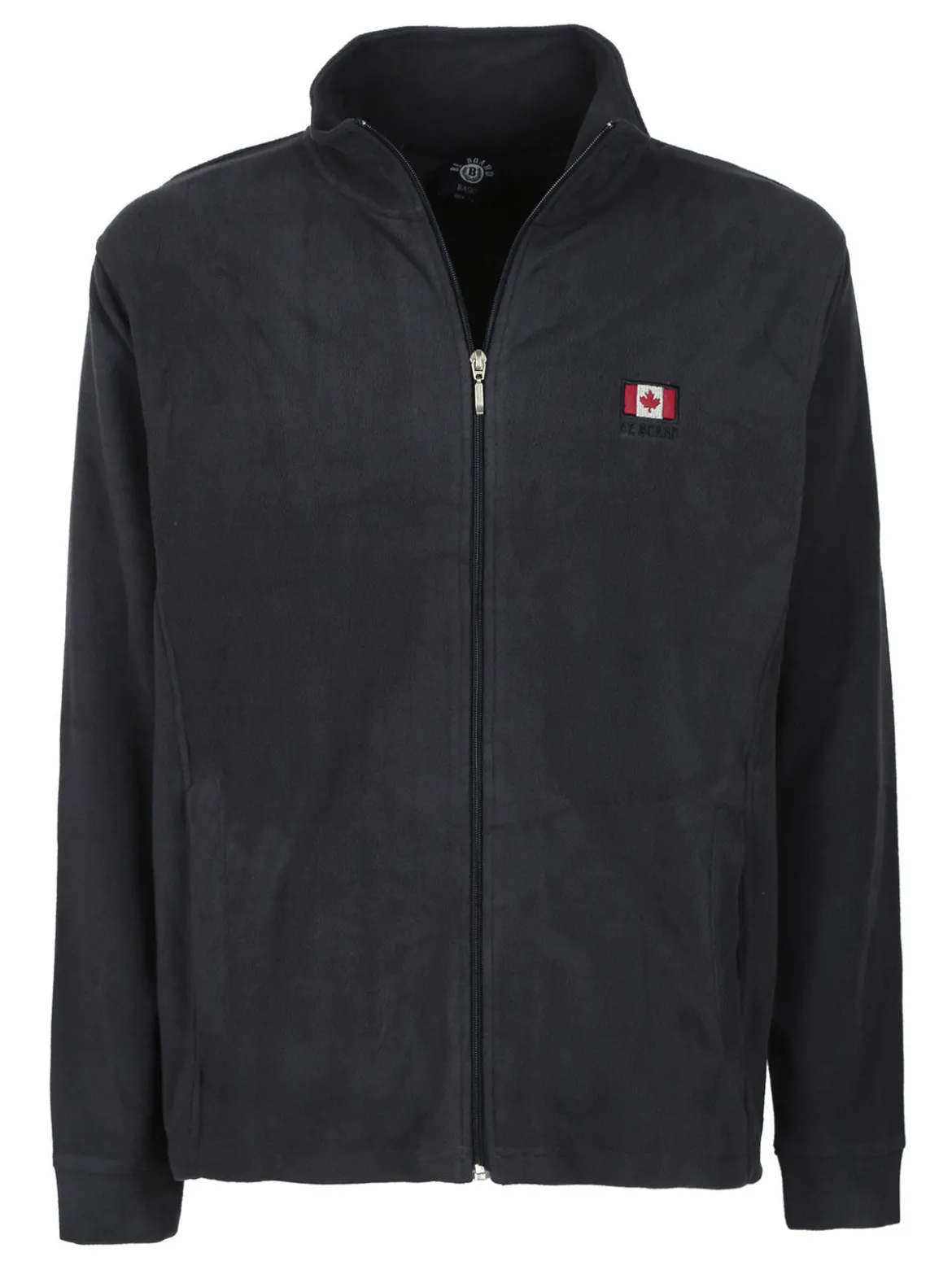Be Board Felpa uomo in micropile con zip