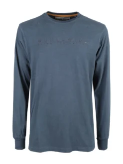 Be Board Maglia girocollo da uomo in cotone - ottanio
