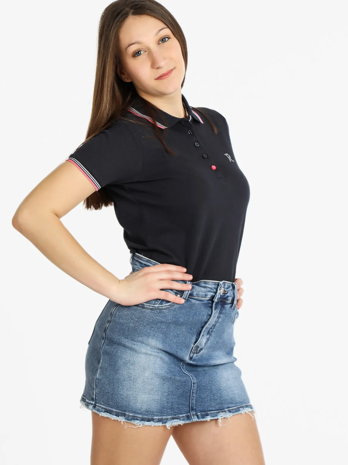 Be Board Polo donna a maniche corte in cotone