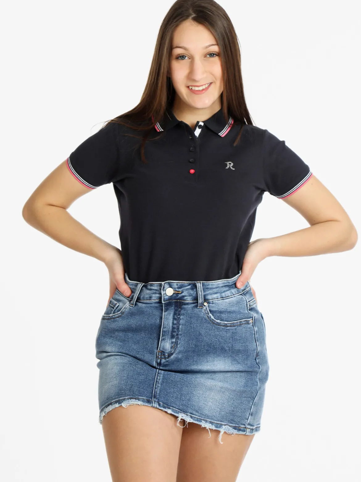 Be Board Polo donna a maniche corte in cotone