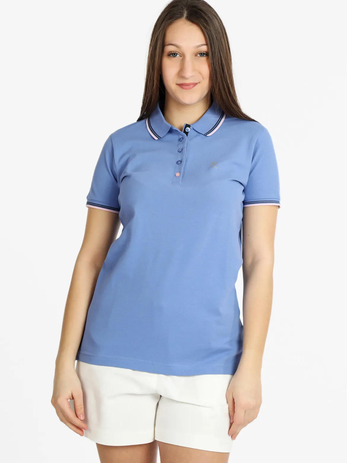 Be Board Polo donna a maniche corte in cotone