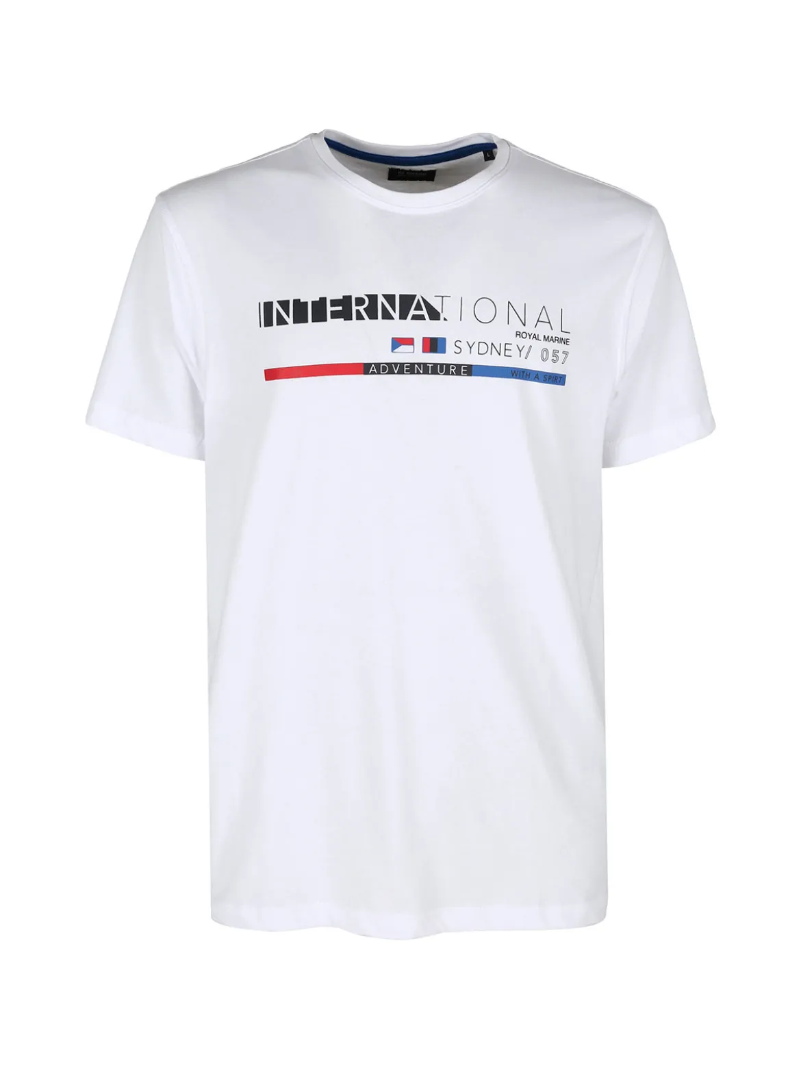 Be Board T-shirt da uomo in cotone con stampa scritta