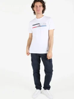 Be Board T-shirt da uomo in cotone con stampa scritta
