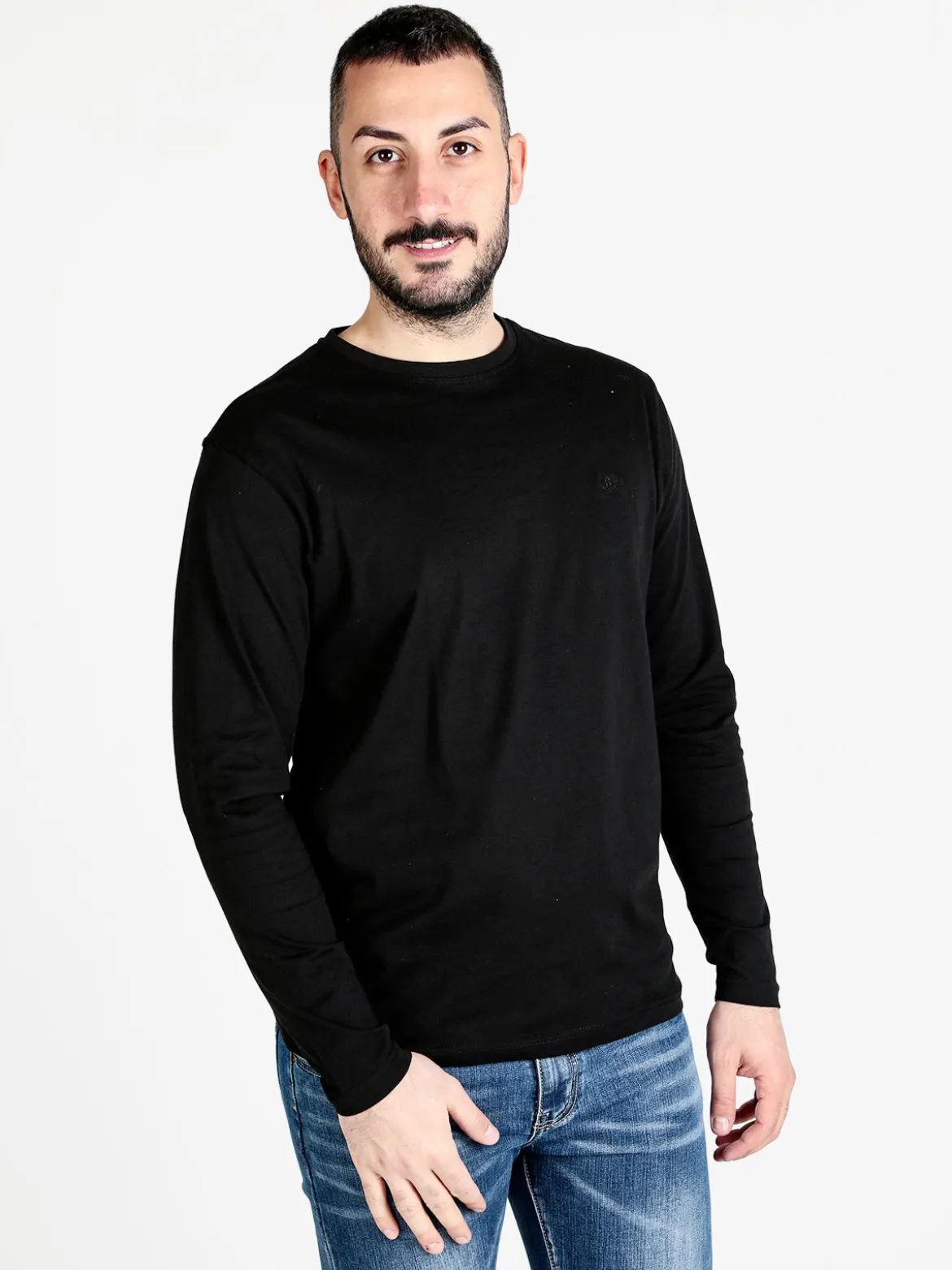 Be Board T-shirt girocollo da uomo a maniche lunghe