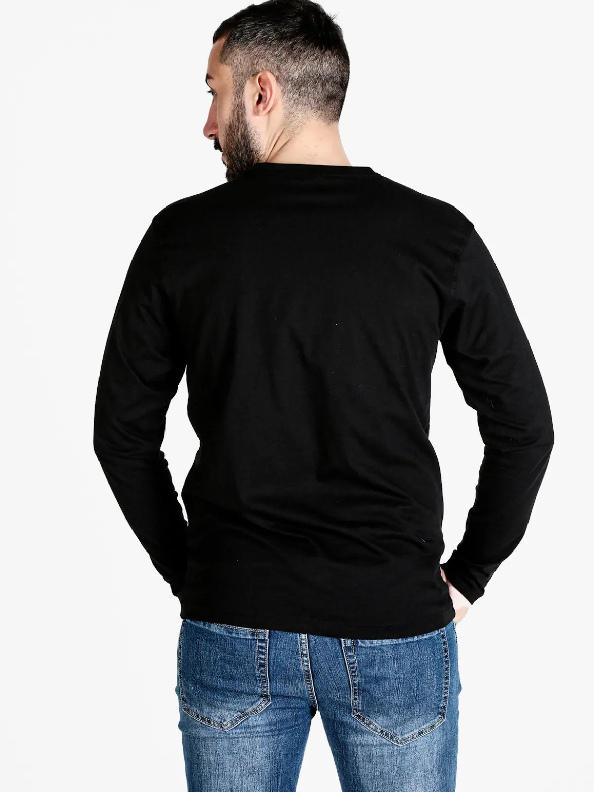 Be Board T-shirt girocollo da uomo a maniche lunghe