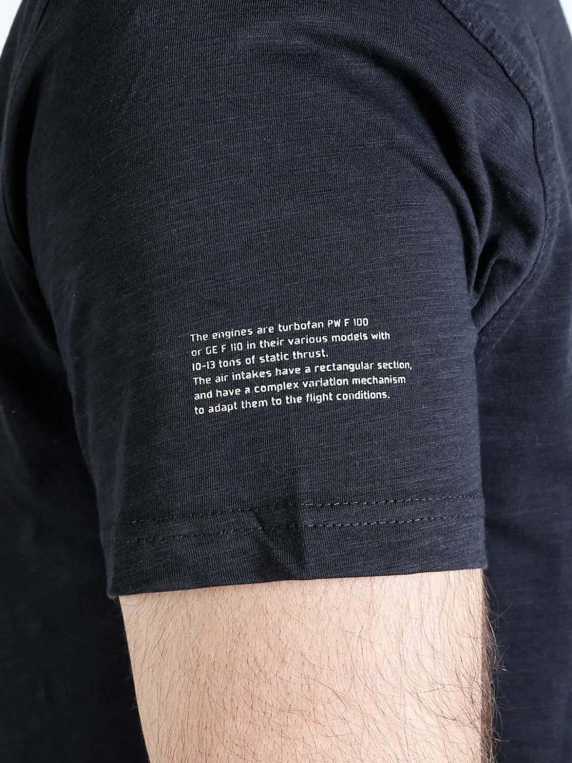 Be Board T-shirt girocollo da uomo in cotone con stampa