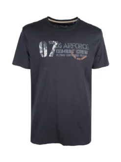Be Board T-shirt girocollo da uomo in cotone con stampa