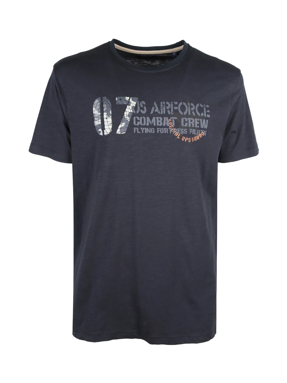 Be Board T-shirt girocollo da uomo in cotone con stampa