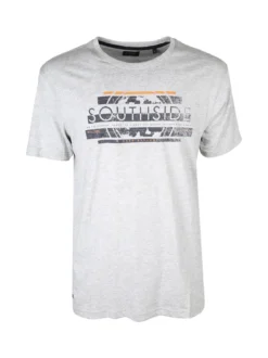 Be Board T-shirt girocollo da uomo in cotone con stampa