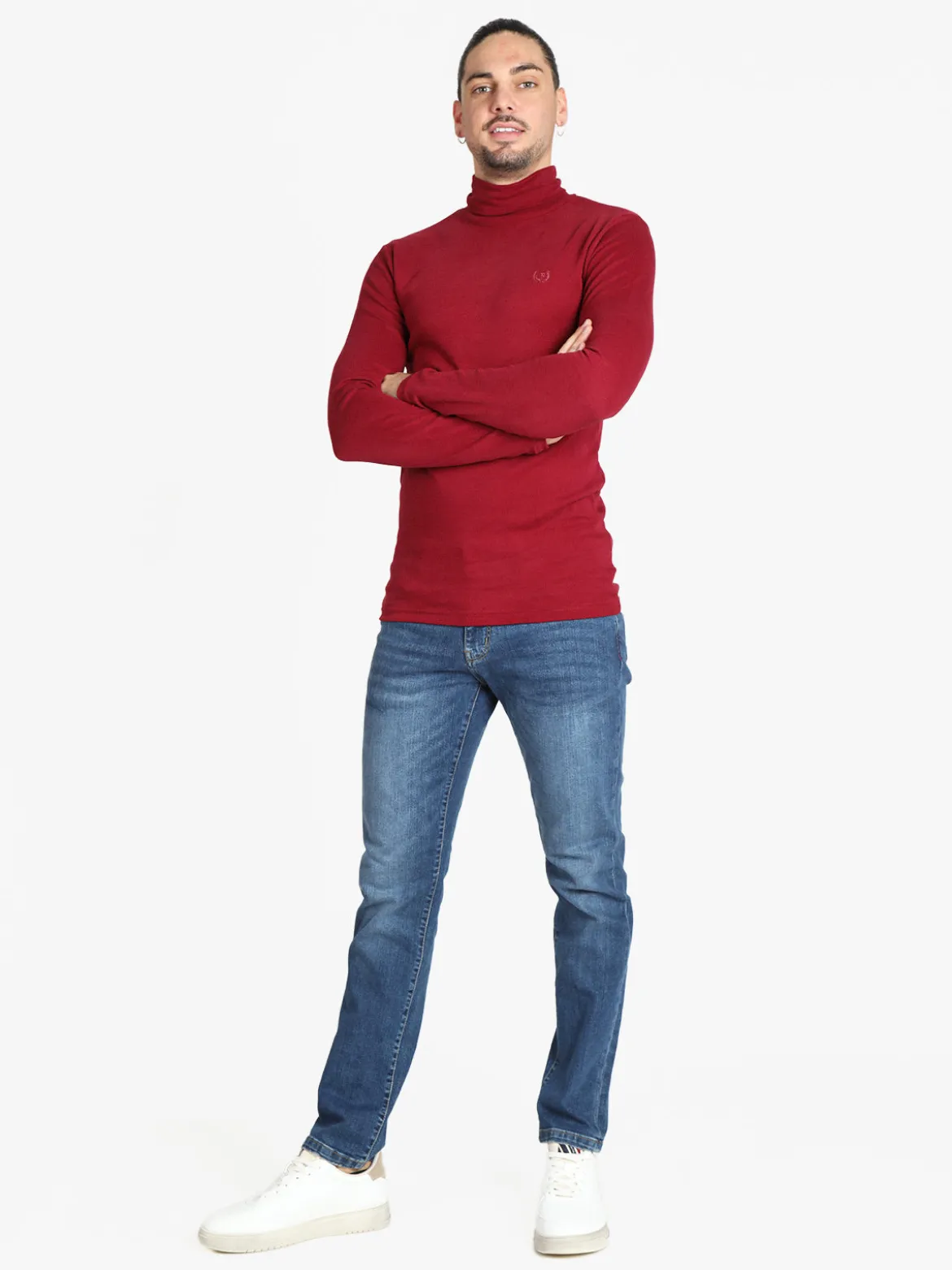Be Board T-shirt manica lunga a dolcevita da uomo