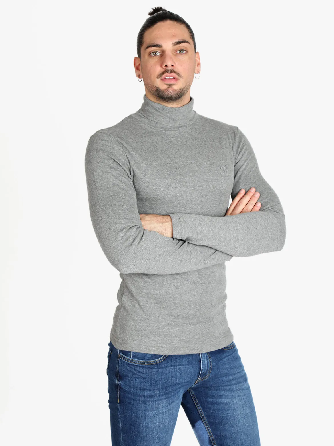 Be Board T-shirt manica lunga a dolcevita da uomo
