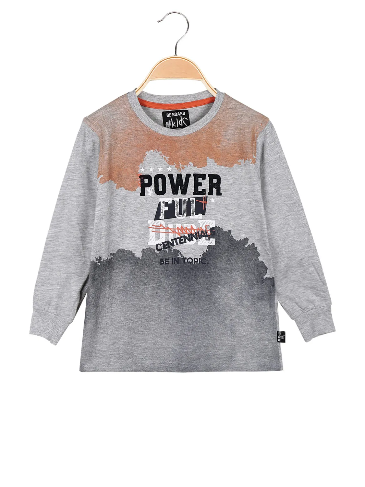 Be Board T-shirt manica lunga da bambino con stampa