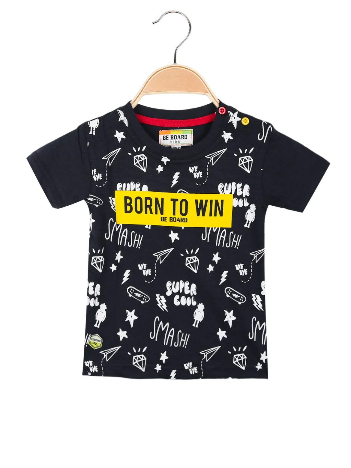 Be Board T-shirt neonato con stampe
