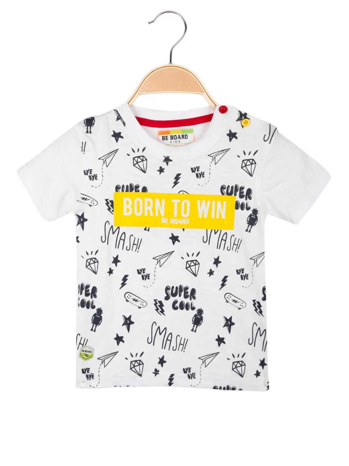 Be Board T-shirt neonato con stampe