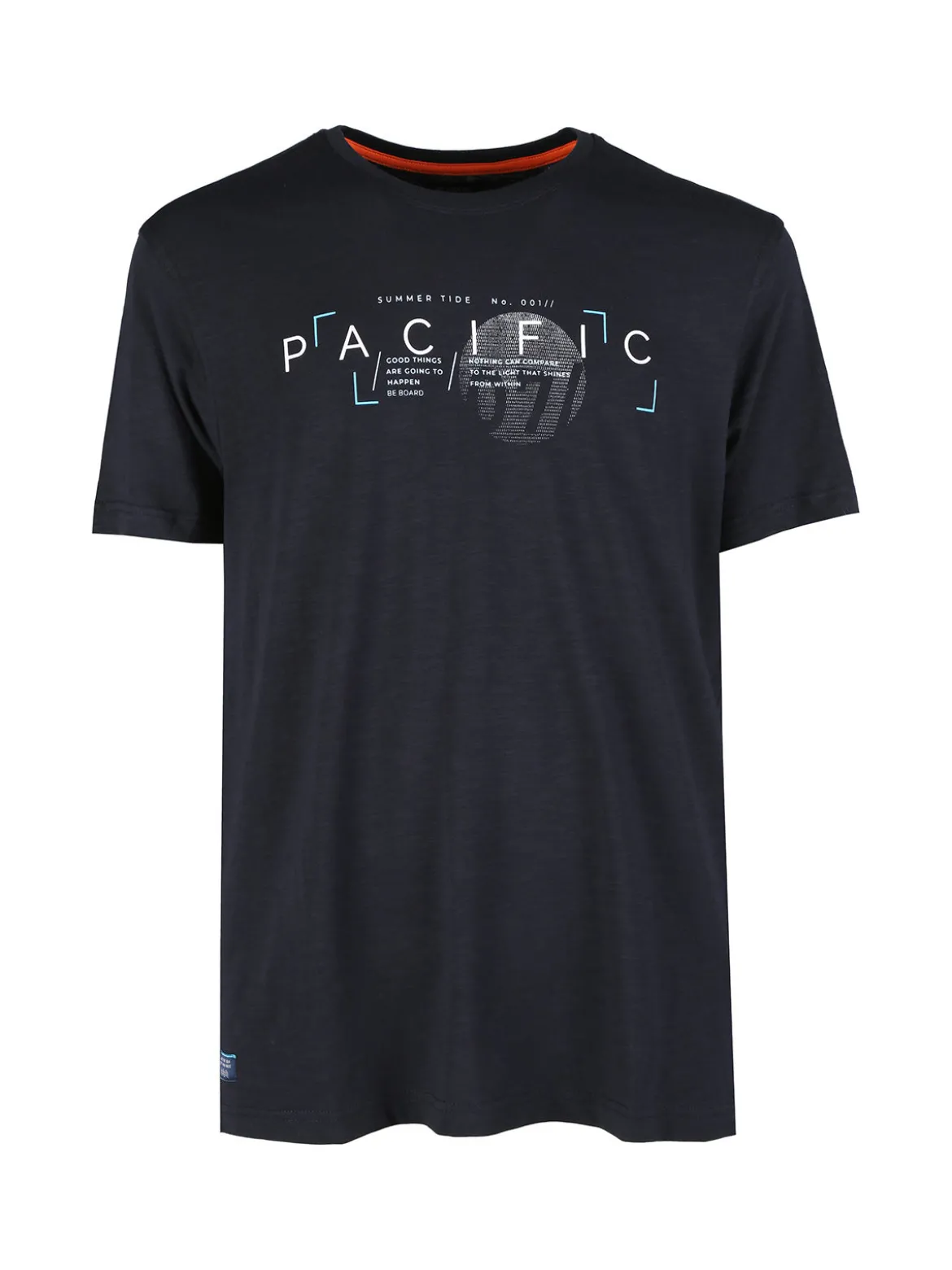 Be Board T-shirt uomo in cotone con stampa scrtita