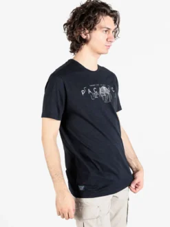 Be Board T-shirt uomo in cotone con stampa scrtita