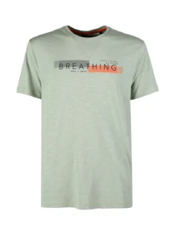 Be Board T-shirt uomo in cotone con stampa scrtita