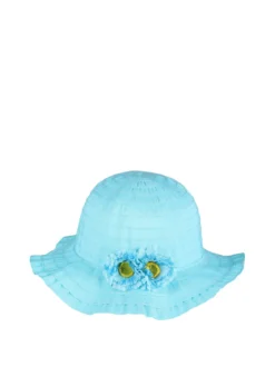 Bella Accessori Cappello da bambina con fiori