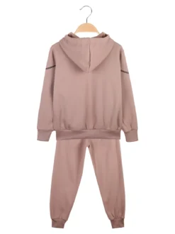 Best Kid'S Completo tuta felpata 2 pezzi da bambino con cappuccio e zip