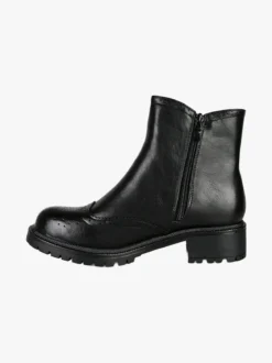 Besty Stivaletti chelsea donna con zip - nero