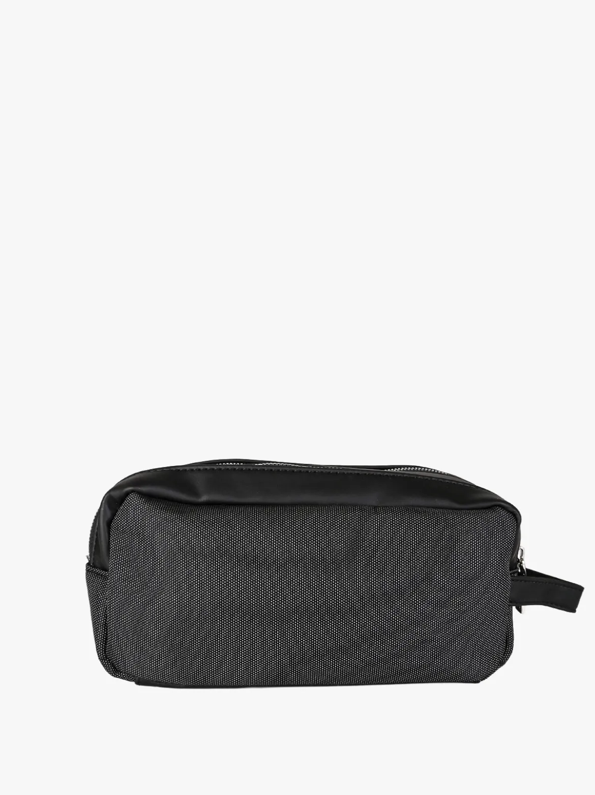 Biagiotti Uomo Beauty case da viaggio da uomo in tessuto e ecopelle - nero