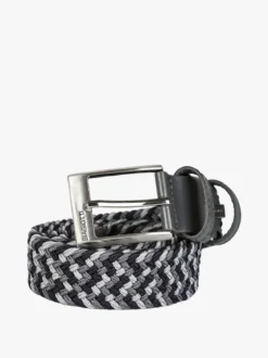 Biagiotti Uomo Cintura da uomo elasticizzata in corda - grigio