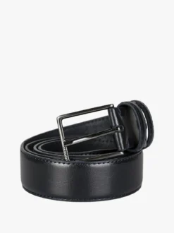 Biagiotti Uomo Cintura da uomo in pelle rivestita - blu scuro