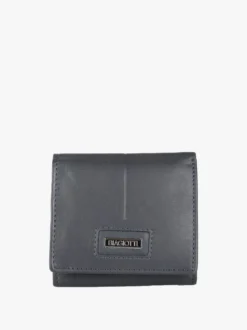 Biagiotti Uomo Mini portafoglio in pelle da uomo - blu scuro
