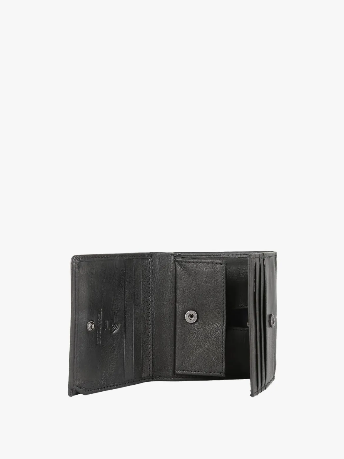 Biagiotti Uomo Mini portafoglio in pelle da uomo - nero