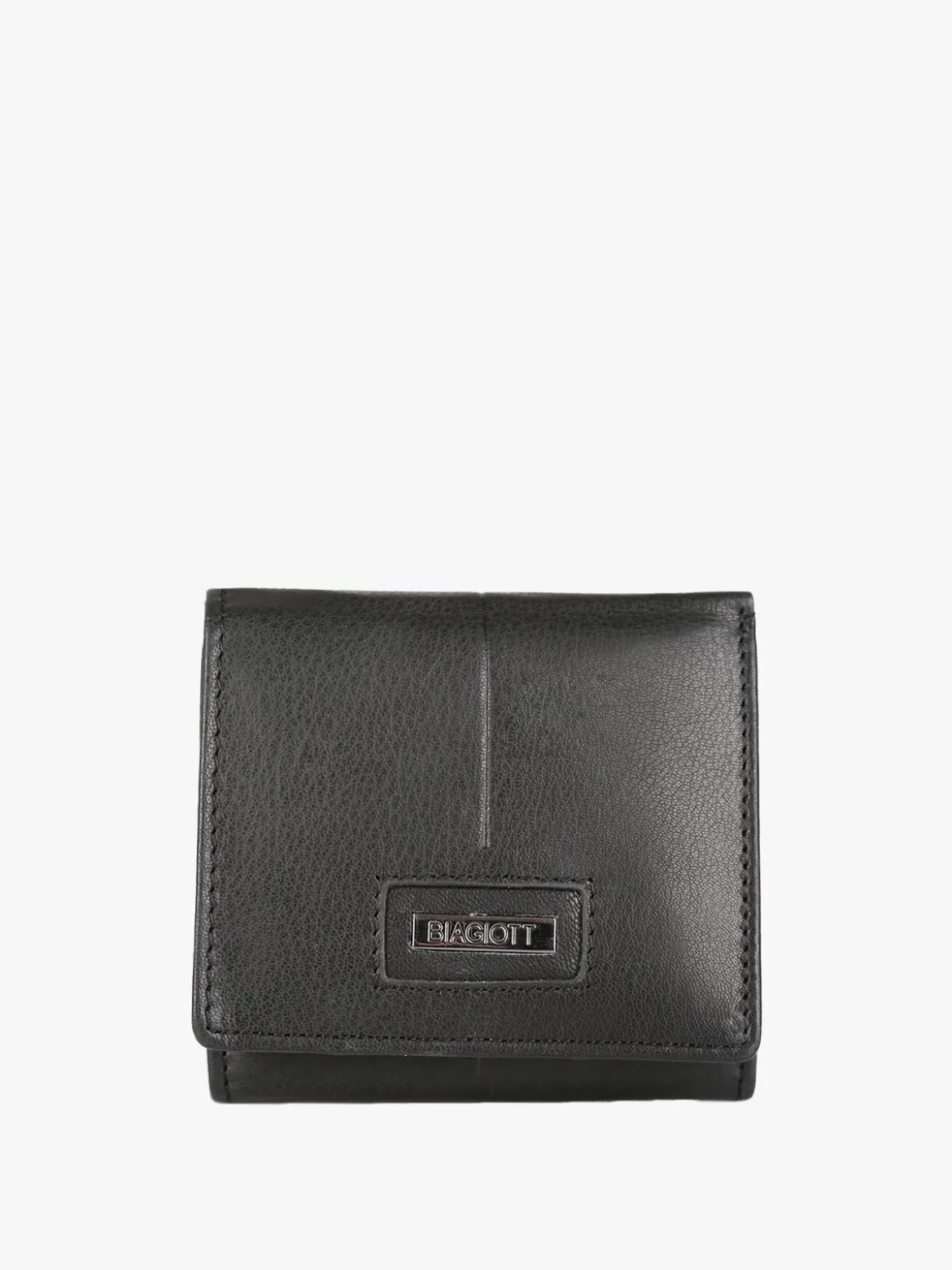 Biagiotti Uomo Mini portafoglio in pelle da uomo - nero
