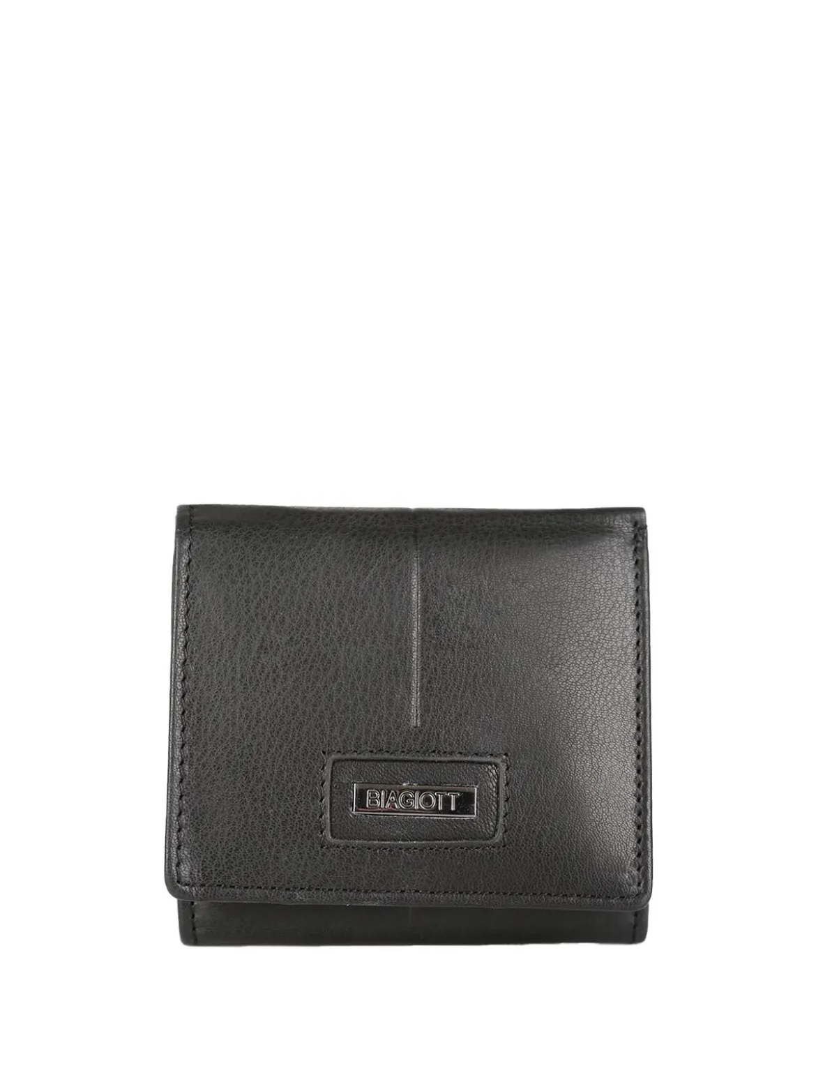 Biagiotti Uomo Mini portafoglio in pelle da uomo - nero