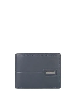 Biagiotti Uomo Portafoglio in pelle da uomo - blu scuro