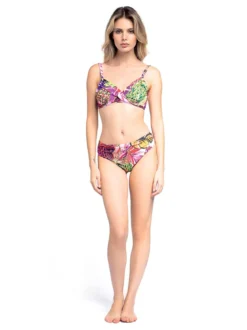 Bikini 4 You Bikini donna senza ferretto e slip vita alta COPPA C